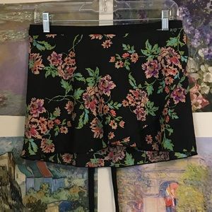 Jule Bright Flower Dance Wrap Skirt